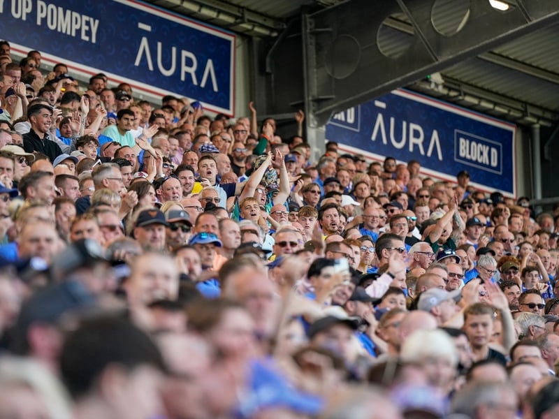 Brilliant pictures of Portsmouth faithful paying tribute to Alan Knight and roaring side on against Cardiff City