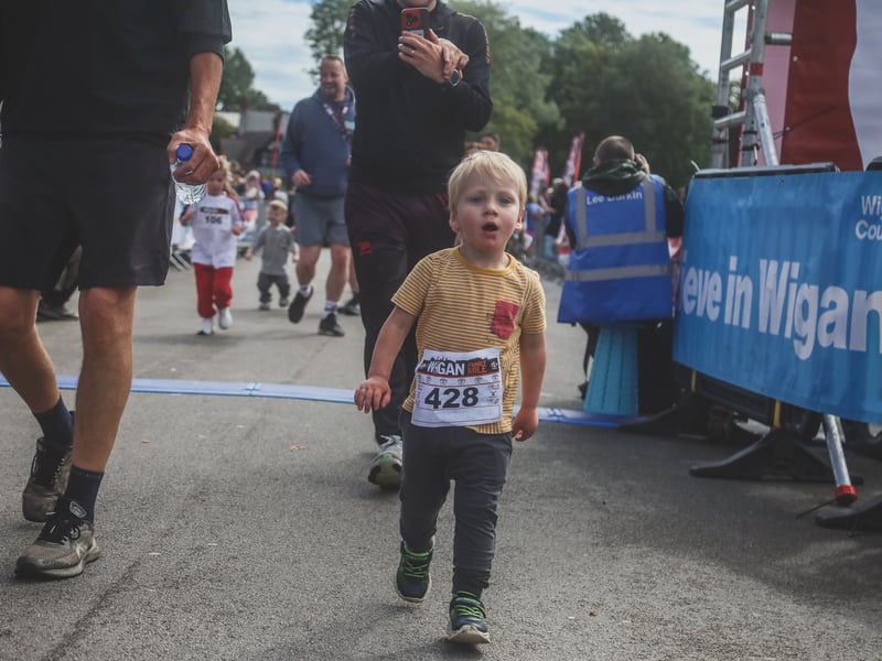 Every child had a race bib. Pic: Michelle Charnock Photographer