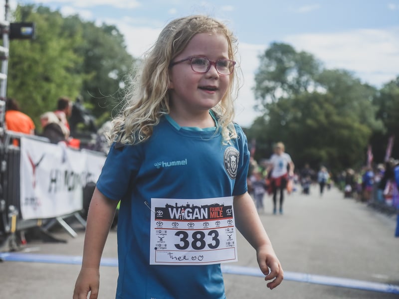 All smiles at the finish line. Pic: Michelle Charnock Photographer