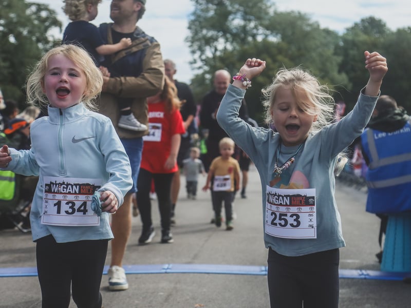 Big cheers from these girls. Pic: Michelle Charnock Photographer