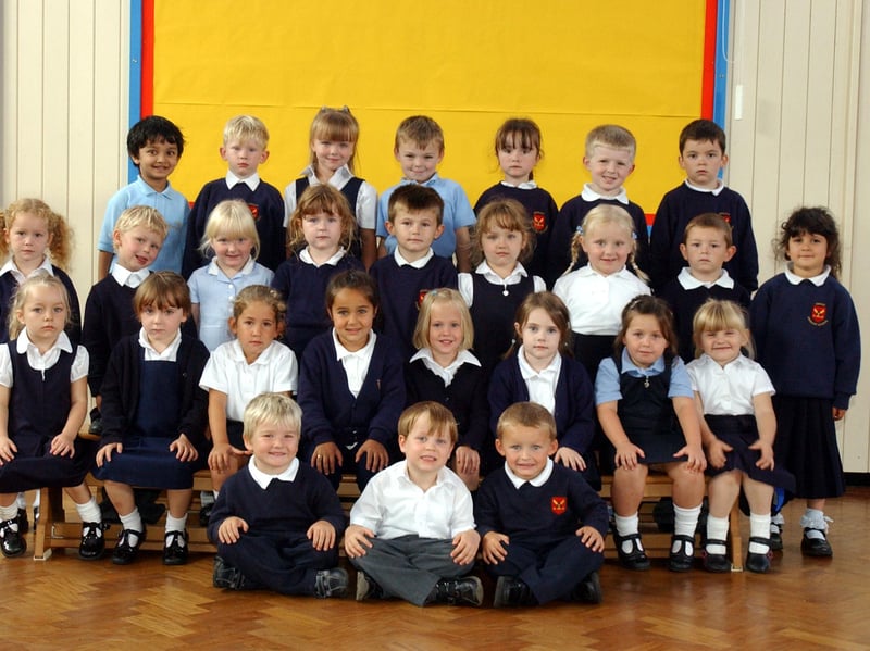 The new starters at Ashley Primary School are pictured and here are the children from Mrs Hotchkiss and Miss Fell's class.