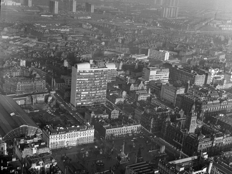 George Square from above in January 1967.
