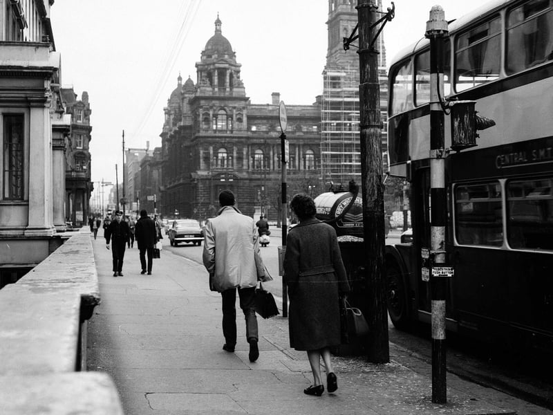 Approaching George Square in November 1963.