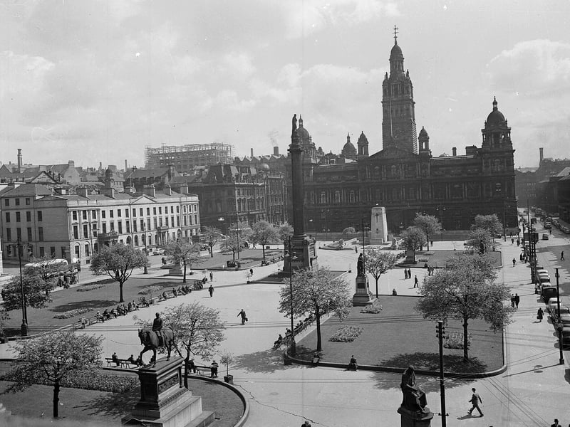 George Square in May 1954.