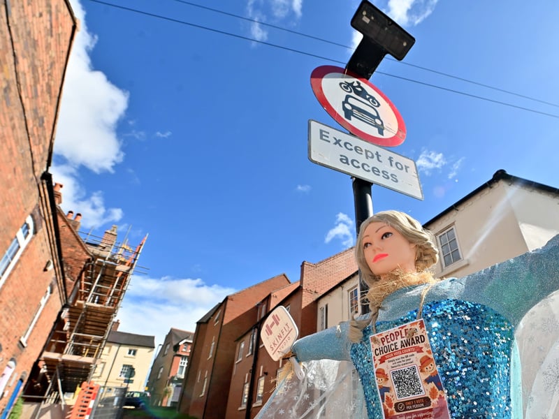 Do you want to build a scarecrow? Elsa from Disney's Frozen is making an appearance in the Shifnal Scarecrow Trail thanks to Skinfit Studio.