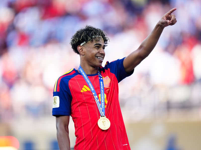 Still just 19 years old, the wing wizard added the World Cup, La Liga and Supercopa to his gobsmacking list of honours. Arguably the world's best young footballer, he is priced at 9/2 to win the Ballon d'Or.
