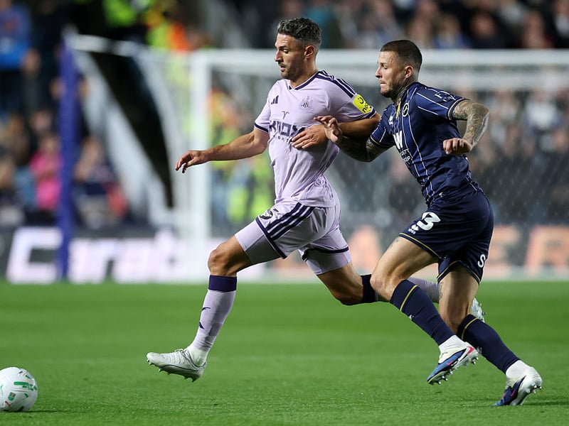 A first competitive appearance since January. His crossfield passes were arguably one of Newcastle’s biggest threats.