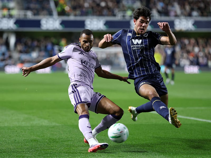 Could see what he was going to do before the ball even reached him. Very predictable. Next to nothing came off for him.