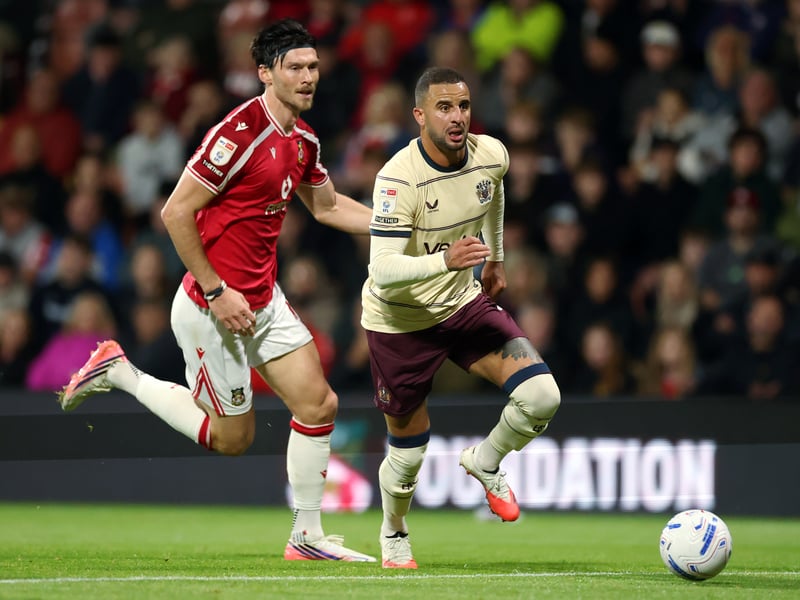 Outjumped for Wrexham’s equaliser, but otherwise improved back at centre back. Much crisper and confident in possession with options ahead of him.