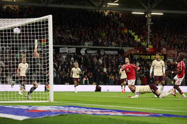 Produced a couple of excellent stops, first tipping Kieffer Moore’s header over the bar before denying Matty James with a strong hand.