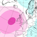 Heavy weather heading towards Ireland