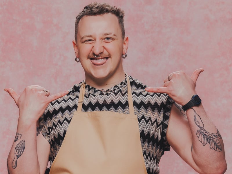 Also known by their drag king persona Blu Romantic, 32-year-old Gabe has remained consistent with a few bumps in the road from week to week. 