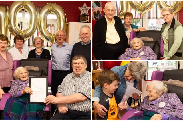 Family members and friends joined in the celebrations for Maureen Finn's 100th Birthday celebrations.