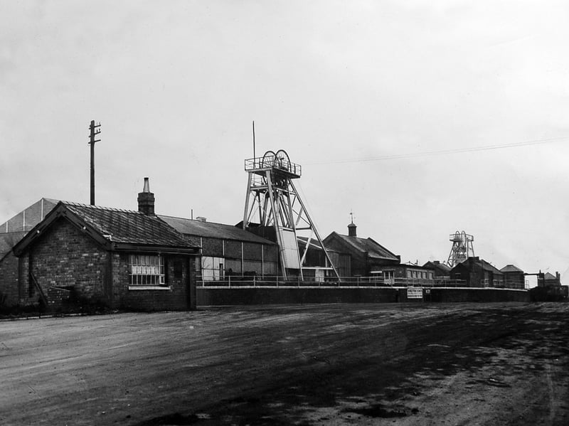 A general view of the pit head at Coppice Colliery, Heath Hayes, in March 1964. The pit was due to close down before the end of the month. The shaft was sunk in 1893 and geological difficulties in mining the limited reserves led to the closure.