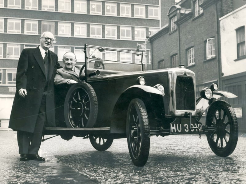 Millionaire industrialist John Sangster takes the wheel of his vintage Ariel motor car alongside Wolverhampton-born tycoon Charles Hayward in November 1969. Mr Sangster built 1,000 of the classic vehicles back in the 1920s, whilst Mr Hayward, then a prominent sidecar manufacturer, crafted the bodywork. Mr Hayward, who was the father of legendary former Wolves chairman Sir Jack Hayward, went on to receive a knighthood in 1974, making this charming picture a meeting of two major figures in British manufacturing history. Do you remember seeing vintage treasures like this Ariel driving around the streets of Wolverhampton?