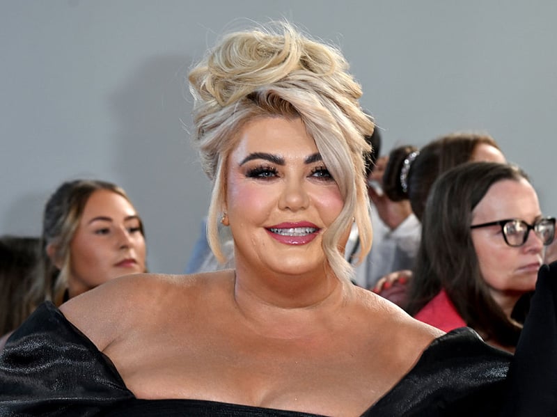 Gemma Collins steps onto the red carpet at the award.