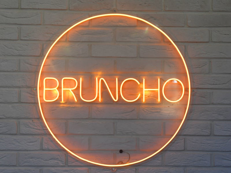 Bruncho's neon light sign