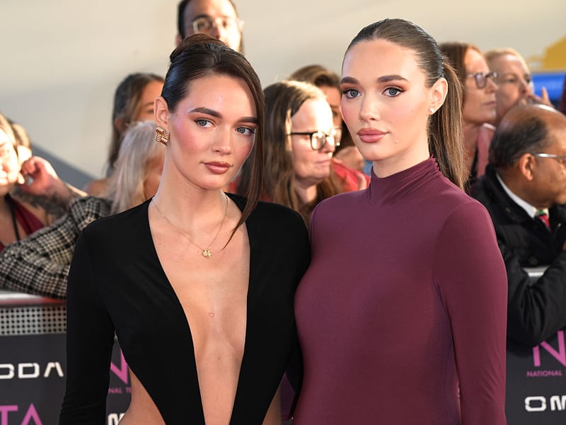 Daisy Tomlinson and Phoebe Tomlinson at the awards.