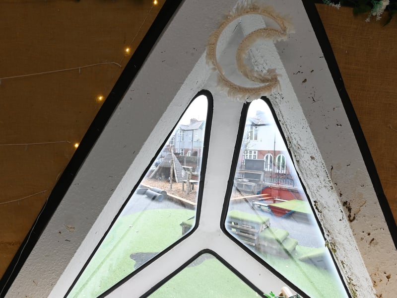 Kennington Primary School, Fulwood, prepare to welcome members of the public to see their plastic classroom, The Bubble, as part of Heritage Open Days.