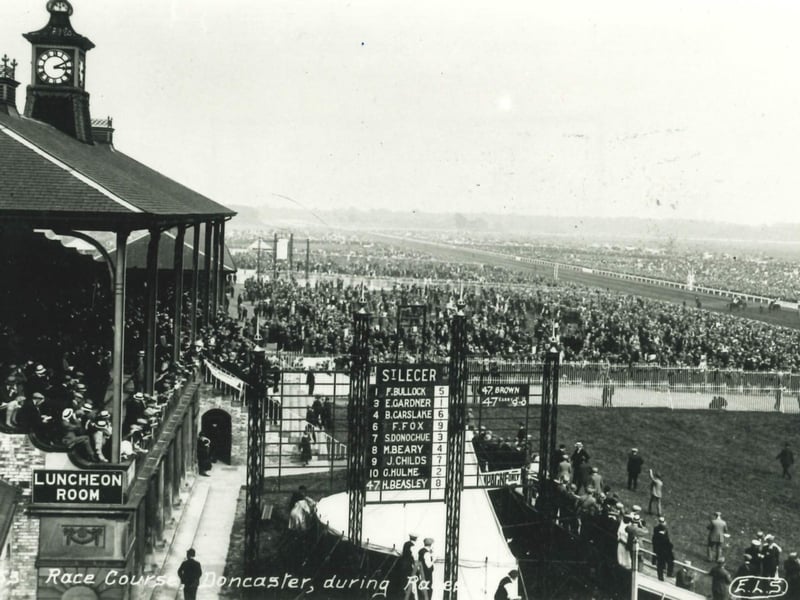 Historic images of the St Leger and Doncaster Racecourse.