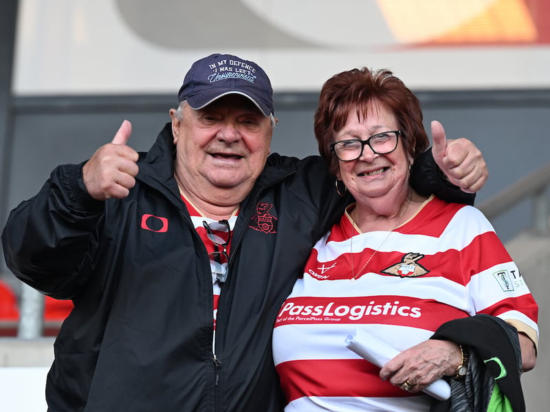 Can you spot a Doncaster Rovers fan you know at the EFL Trophy match against Huddersfield Town?