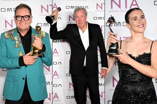 Alan Carr, Jeremy Clarkson - for Clarkson's Farm - and Vicky McClure all won at the 2026 National Television Awards.