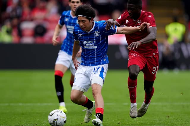 The Japanese winger is out with a groin injury and will be missing for a number of weeks.