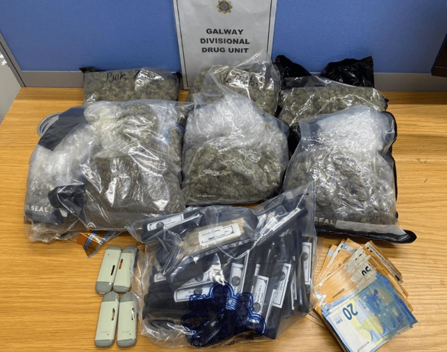 The seizure made by gardai