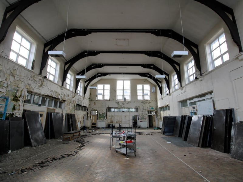 Eerie photos show the remains of Sheffield's former Tinsley Infant School, in Siemens Road, 12 years after it shut for good. The dilapidated site has come to market for £325,000.