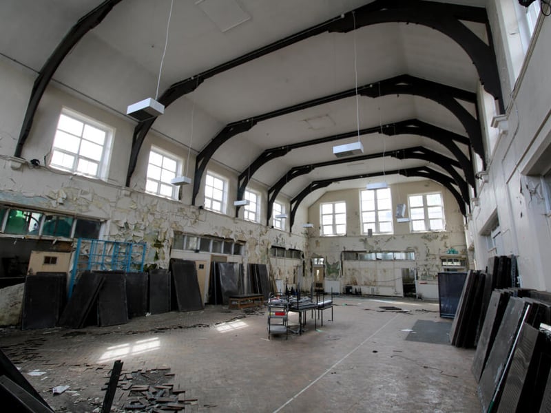 Eerie photos show the remains of Sheffield's former Tinsley Infant School, in Siemens Road, 12 years after it shut for good. The dilapidated site has come to market for £325,000.