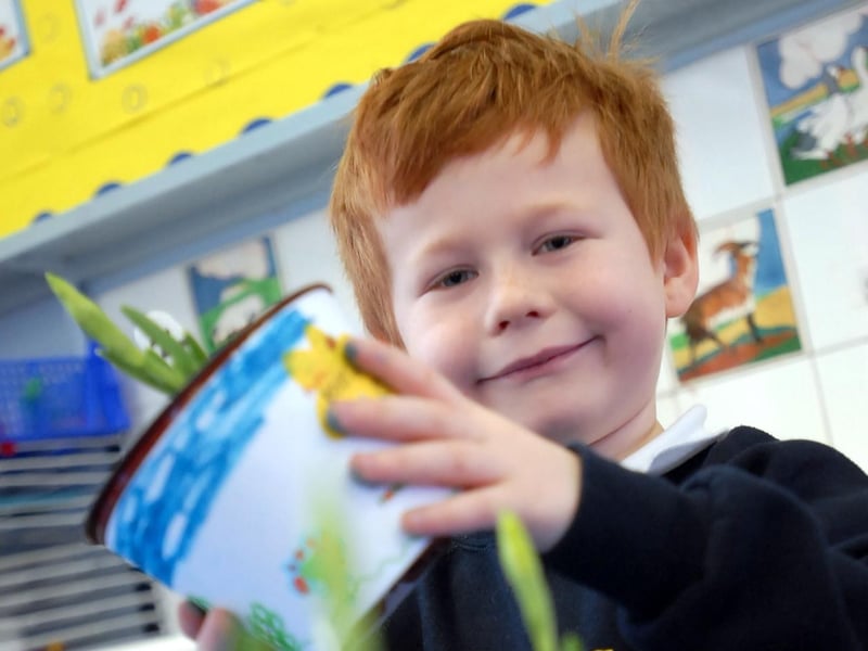 So creative in an arts class at Temple Park Infants. Tell us if this brings back happy memories for you.