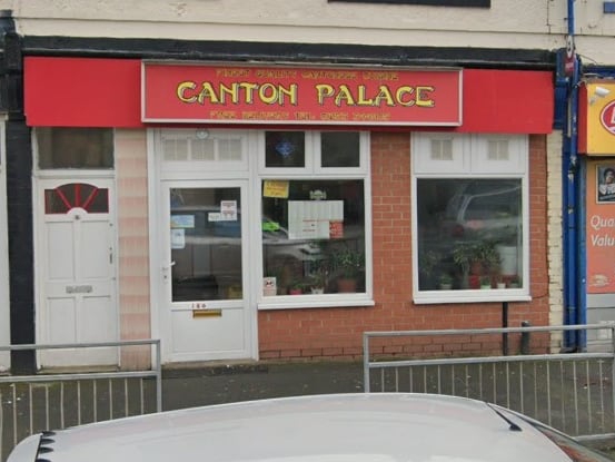 Canton Palace Takeaway/sandwich shop - rated 5 star - August 26