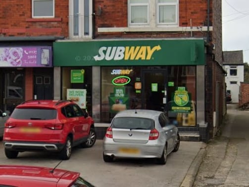 Subway, Bispham Road - rated five star - August 28