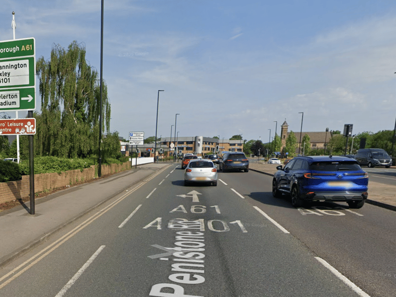 A total of 50,363 motor vehicles per day were recorded travelling along Penistone Road, Hillsborough during 2025, making it the 5th busiest road in Sheffield.