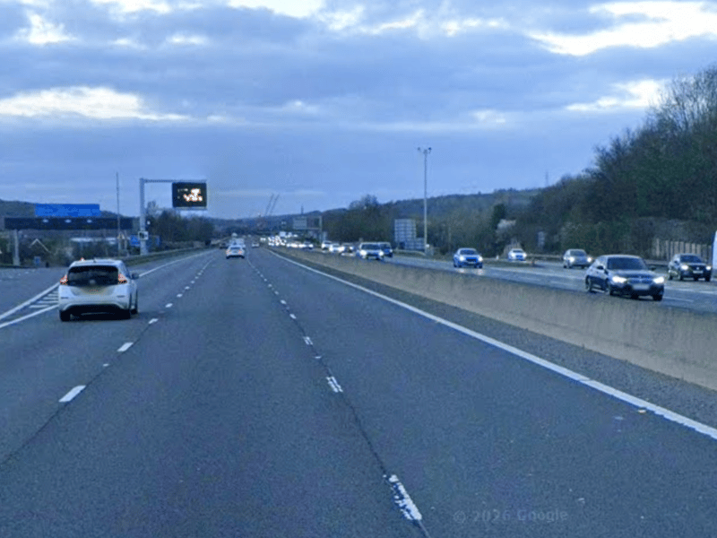 A total of 138,072 motor vehicles per day were recorded travelling along the M1, at junction 34 near Meadowhall, during 2025, making it the busiest road in Sheffield.