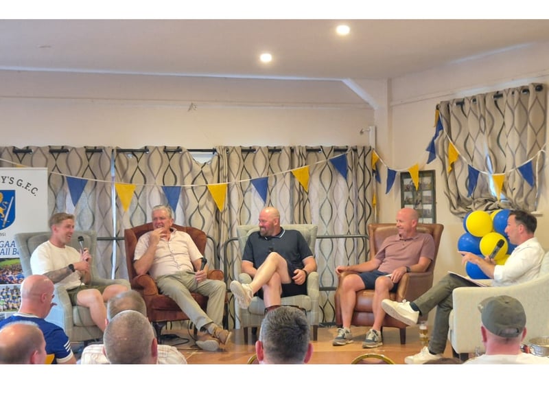 Road To Croker Panel -  Luke Loughlin, Mike Quirke, Richie Connor, Peter Canavana and MC Eamon Horan, part of the fundraisers for the K26 film event.
