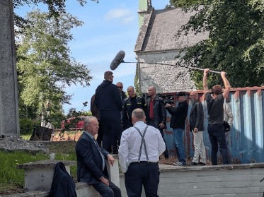 Filming on The Usual Suspects, for the K26 fundraiser in Killenard, Laois