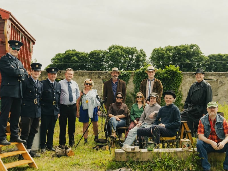 Cast of Into The West, for the K26 fundraiser in Killenard