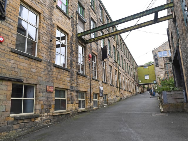 The exterior of Sunny Bank Mills 