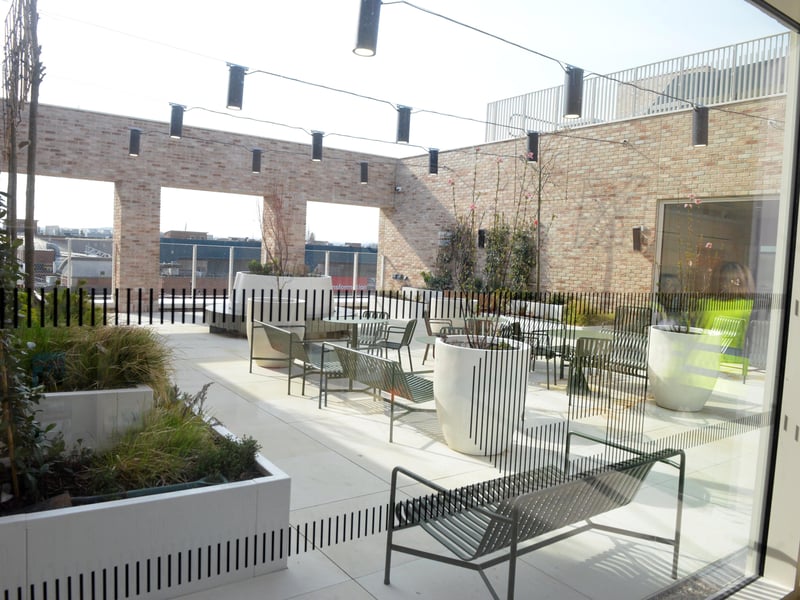 The Sky Garden is a space where you can take coffees from Black Corner, soak up the sunshine or hire for an event.
