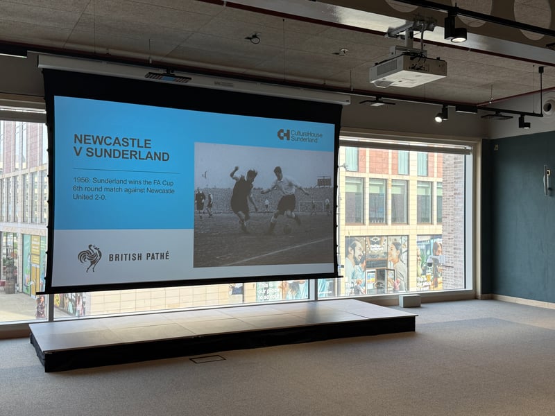 Culture House is the new base for Sunderland Shorts Film Festival and they've curated a host of screenings, from British Pathé archive footage to short films and kids shows which play on a loop.
