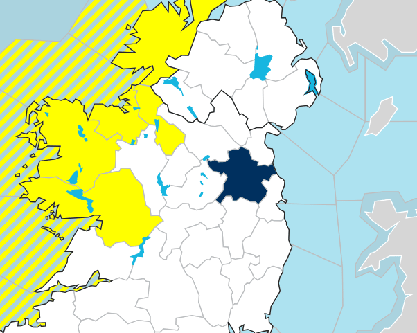 Yellow weather warning for Galway
