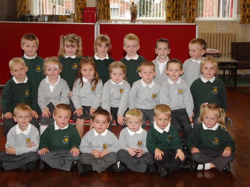 The Ryhope school welcomed all these new starters 22 years ago and we wonder how many faces you recognise.