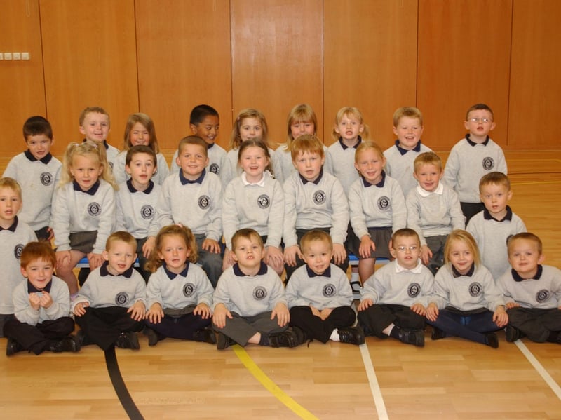 Such a smart line-up at Grangetown Primary School in 2004. Tell us if someone you know is in the picture.