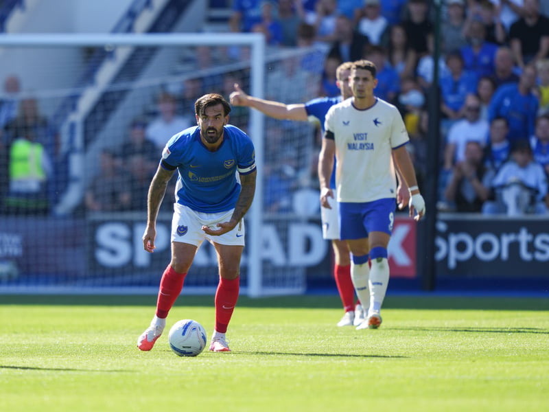 Another superb showing in the centre of midfield, digging in during some tough first-half moments, but also prompting the Blues from deep. There’s a reason Pompey still haven’t found a replacement.