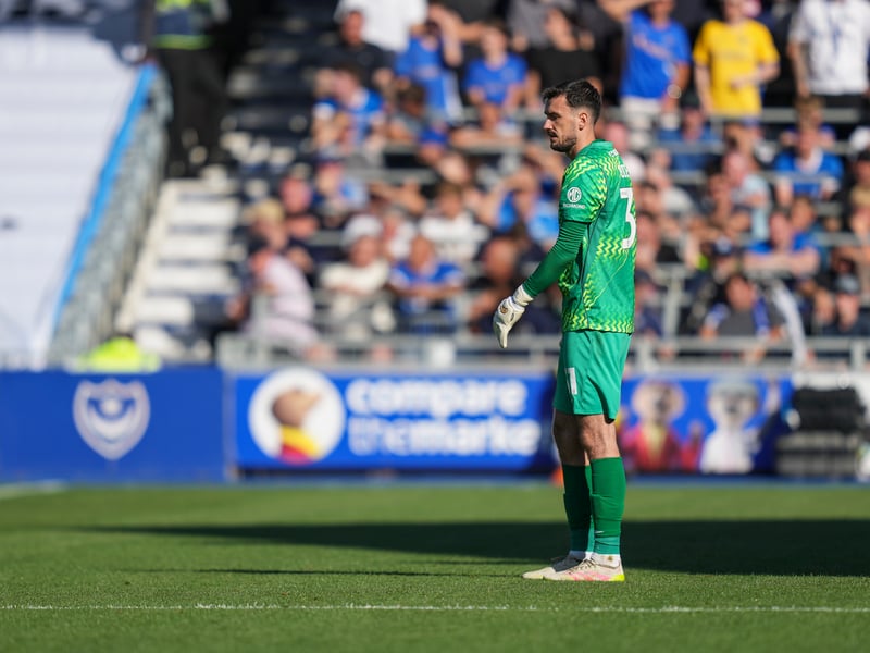 Still a little concern when he has the ball at his feet. Risky drag back early on followed by a pass straight to Campbell, but recovered composure. Good save with his legs from Grant.