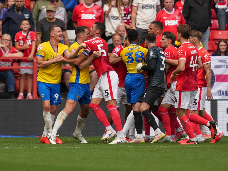 Pompey and Charlton shared a goalless draw at The Valley. Picture: Jason Brown