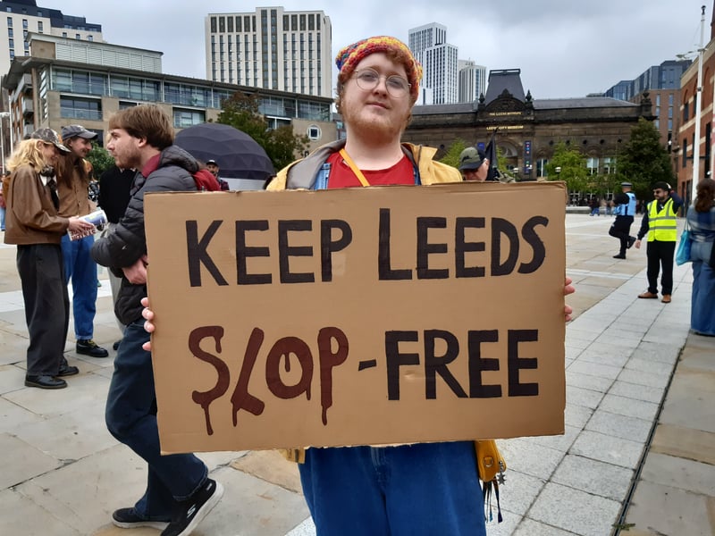 One of our readers responded, writing: “Pushing back against climate collapse and extractive technologies like cloud computing and AI. Investing in renewable energy which creates real jobs and protects our future, not backsliding into fossil fuels.”
