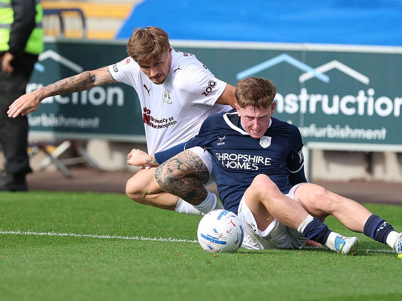 Cobblers only had two serious chances all game and both fell to him, though in fairness neither were particularly presentable. Brook denied him both times and he became an increasingly frustrated and peripheral figure as the game wore on... 4.5 