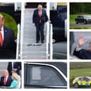 US President Donald Trump touches down in Ireland 